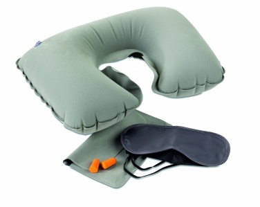 Logo trade promotional items image of: Set w/ pillow eye mask plugs